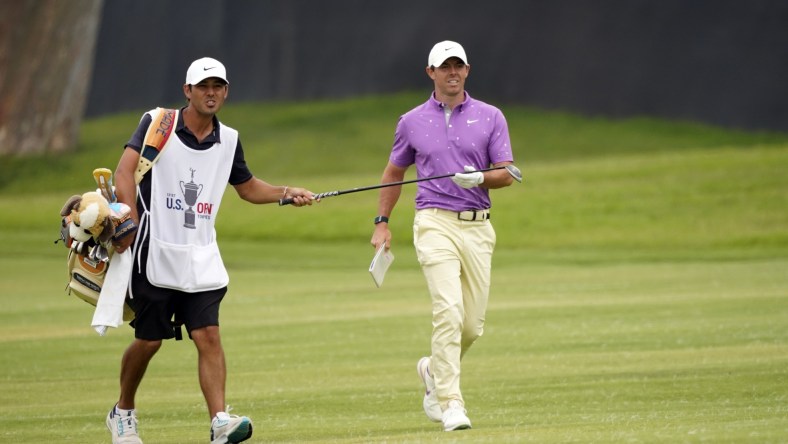 WATCH: Fan casually steals Rory McIlroy's club at Scottish Open