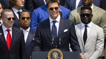 WATCH: Tom Brady blasts Donald Trump at White House on Bucs’ Super Bowl LV visit