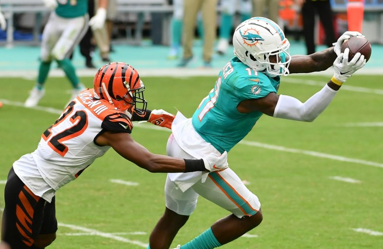 wide receiver groups, Miami Dolphins