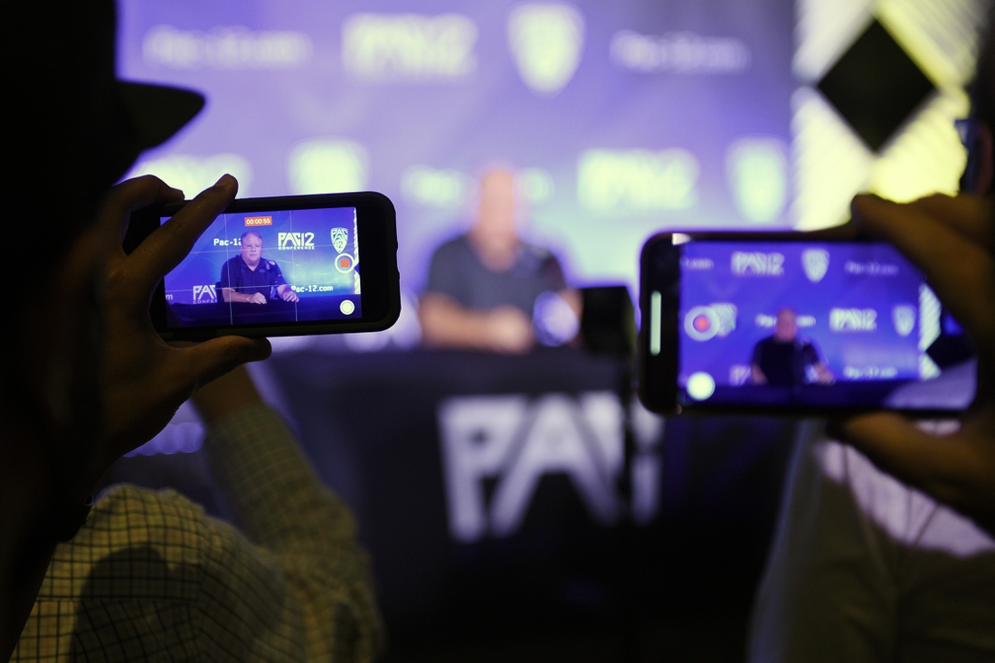 Jul 27, 2021; Hollywood, CA, USA; UCLA Bruins head coach Chip Kelly speaks with the media during the Pac-12 football Media Day at the W Hollywood. Mandatory Credit: Kelvin Kuo-USA TODAY Sports