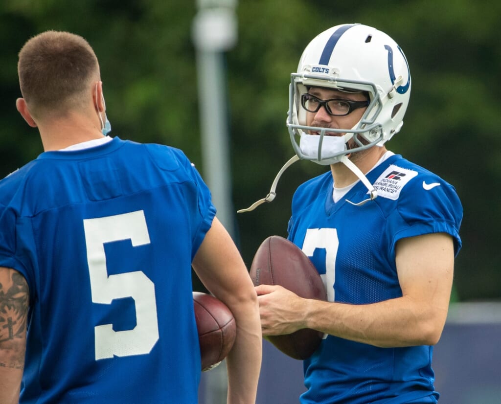 NFL cuts Indianapolis Colts waive kicker Eddy Pineiro