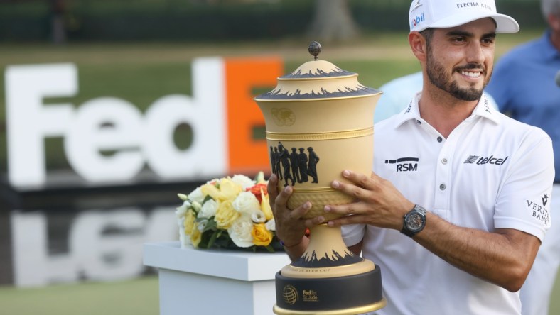 Abraham Ancer wins the 2021 World Golf Championships FedEx-St. Jude Invitational at TPC Southwind  in Memphis, Tenn. on Sunday, August 8, 2021.

Jrca9370