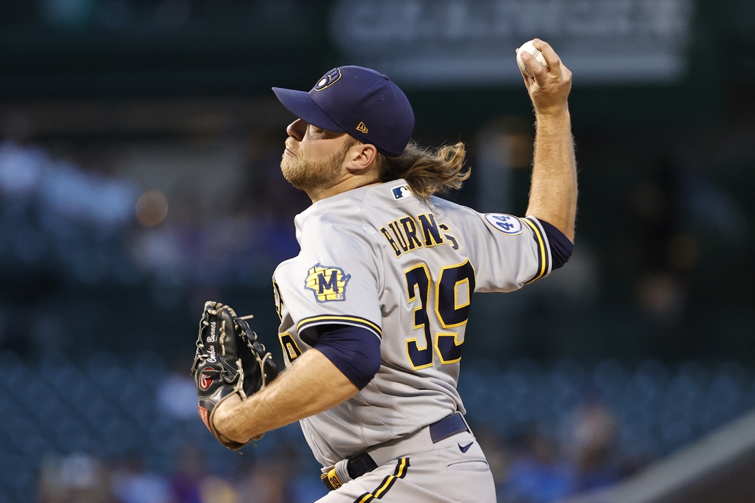 Corbin Burnes ties MLB strikeout record in Brewers win over Cubs