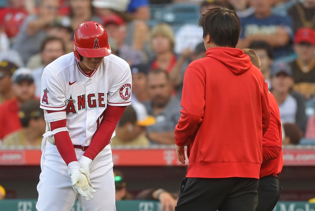 Rays at Angels: Shohei Ohtani scratched from start