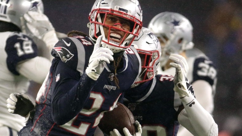 Patriots cornerback Stephon Gilmore reportedly is holding out of mandatory minicamp.

LEDE 1