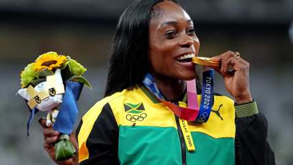 Elaine Thompson-Herah runs second fastest time in women’s 100m