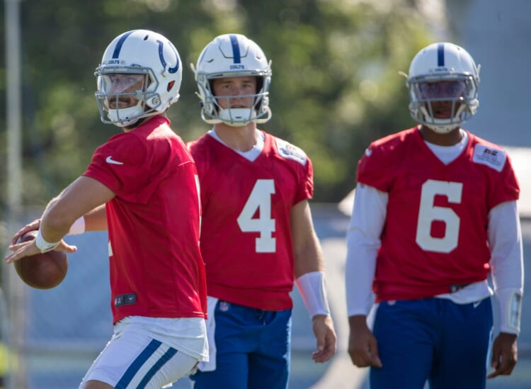 Sam Ehlinger gaining ground in Indianapolis Colts QB competition