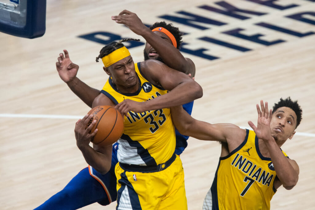 New York Knicks 'trying hard' to trade for Myles Turner, how it might work