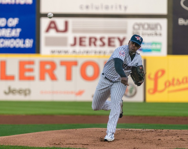 New York Yankees pitcher Luis Severino began his rehab assignment with the Somerset Patriots on Tuesday night against Bowie.

Somerset Patriots Luis Severino 8 3 21 8