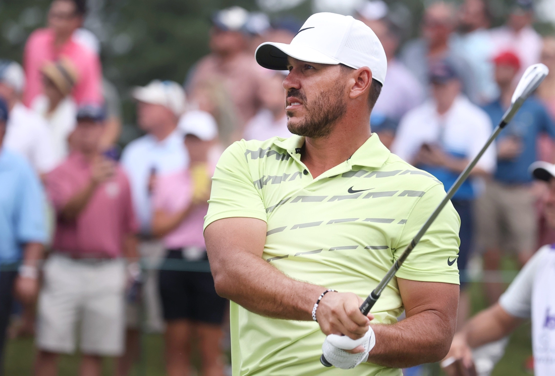 Brooks Koepka tees off from Hole No. 14 during the second round of the World Golf Championships FedEx-St. Jude Invitational at TPC Southwind  in Memphis, Tenn. on Friday, August 6, 2021.

Jrca6704