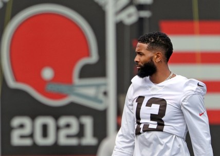 Browns receiver Odell Beckham Jr. has impressed teammates with his return from knee surgery.Brownscamp31 17
