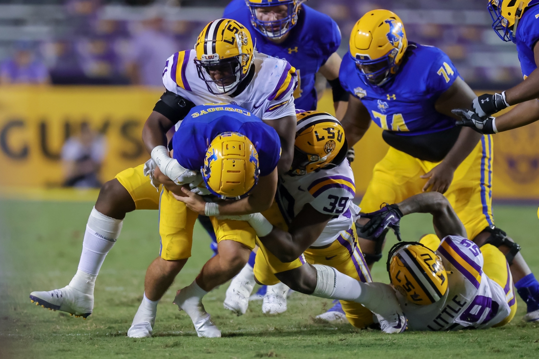WATCH: Max Johnson, LSU Tigers roll past McNeese State Cowboys