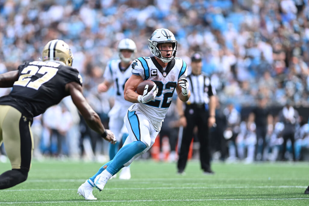 Carolina Panthers' Christian McCaffrey ruled out of game with hamstring