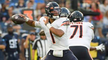 WATCH: Chicago Bears’ Justin Fields scores first NFL touchdown