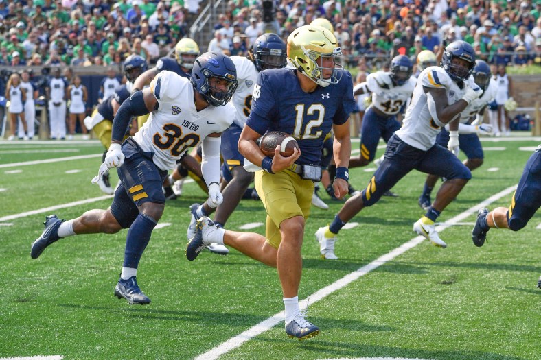 Notre Dame put on blast for Peacock streaming deal, poor showing vs. Toledo