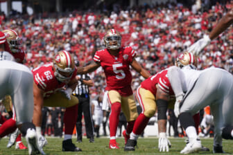 WATCH: Trey Lance throws first NFL touchdown pass