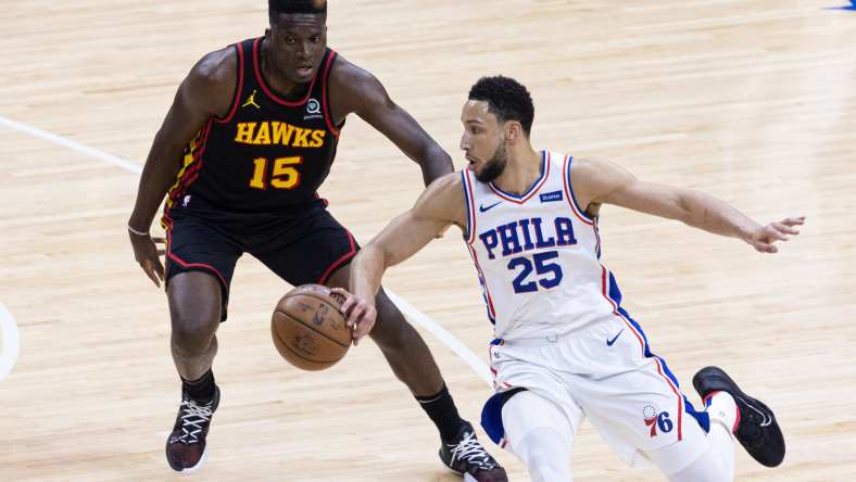 NBA: Playoffs-Atlanta Hawks at Philadelphia 76ers