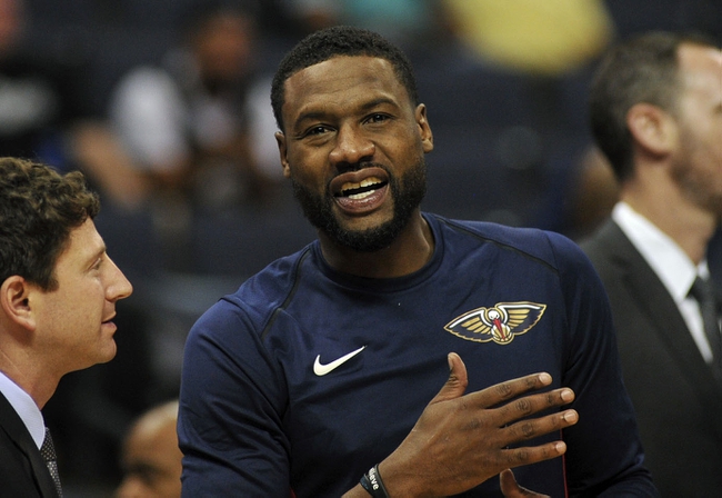 Oct 13, 2017; Memphis, TN, USA; New Orleans Pelicans guard Tony Allen (24) before the game against the Memphis Grizzlies at FedExForum. Mandatory Credit: Justin Ford-USA TODAY Sports