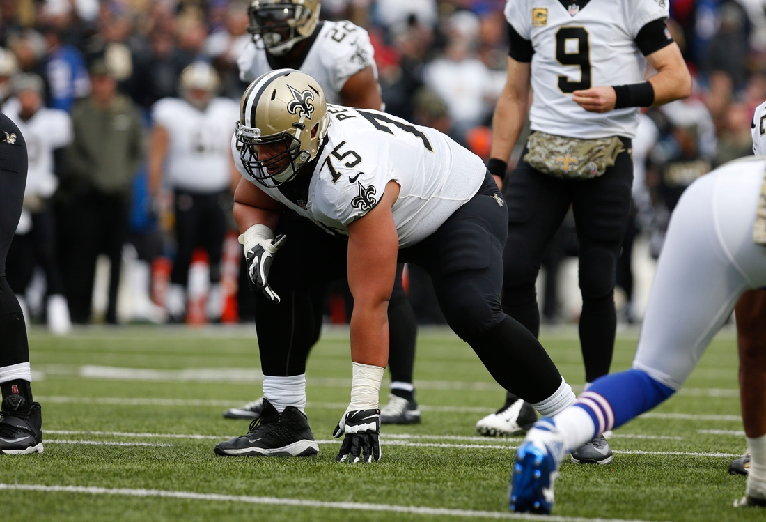 New Orleans Saints fear torn pec for Andrus Peat