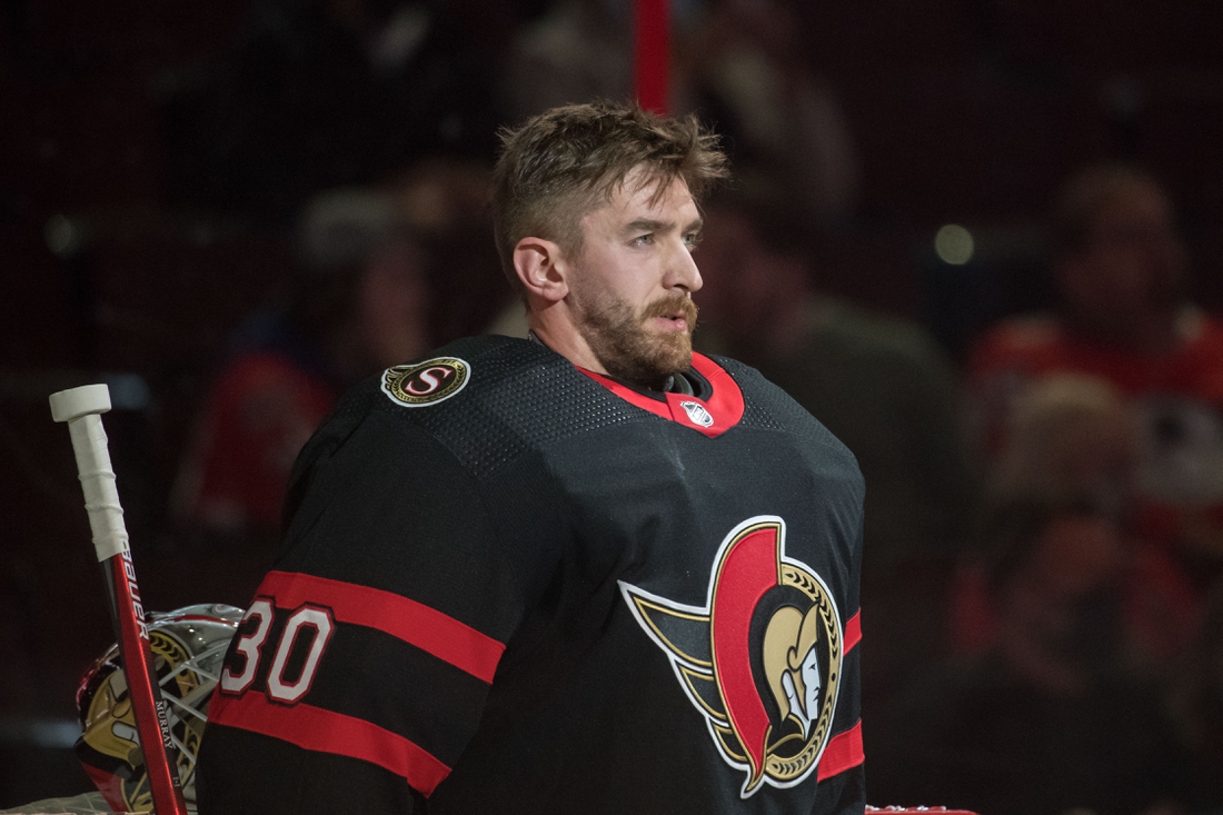 Ottawa Senators goalie Matt Murray (illness) questionable for opener