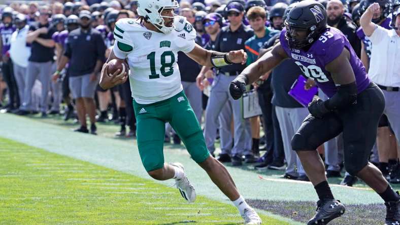 NCAA Football: Ohio at Northwestern