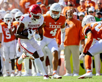 WATCH: OU’s Marvin Mims makes spectacular TD grab late against Texas to help tie game