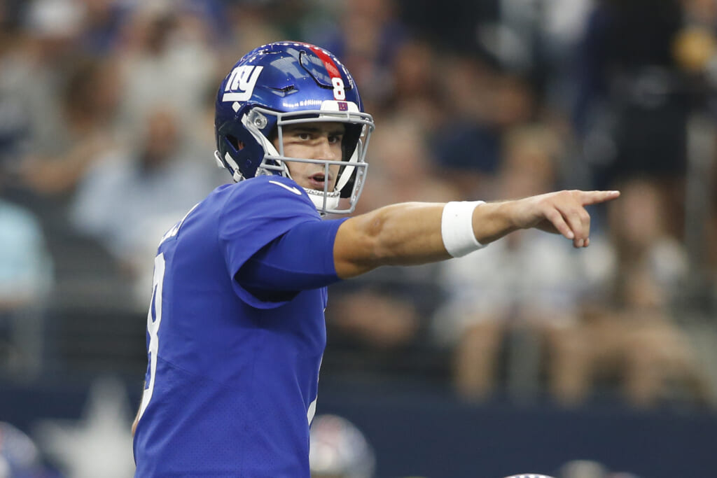 New York Giants' Daniel Jones Exits Game After Brutal Hit To The Head