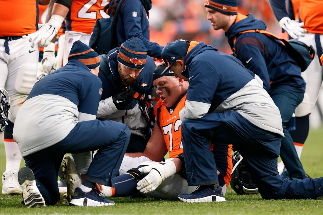 Denver Broncos' Garett Bolles (ankle) out Week 9