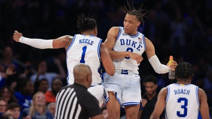 WATCH: No. 9 Duke holds on to beat No. 10 Kentucky