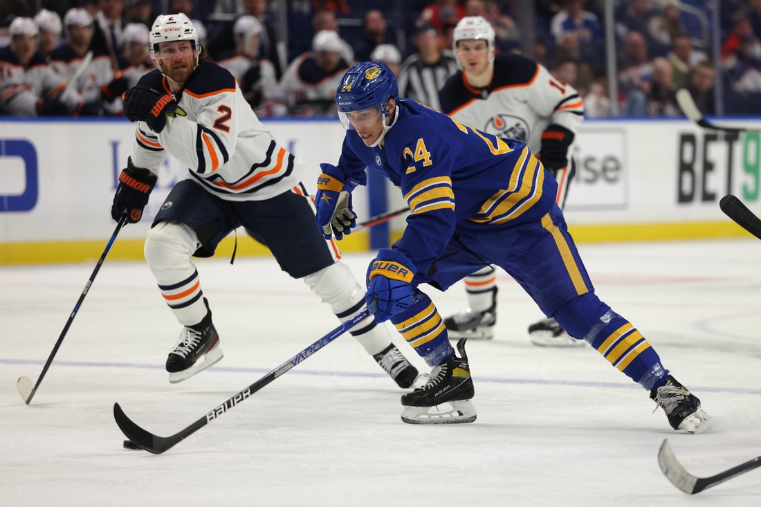 WATCH: Dylan Cozens' Two Goals Left Sabres Over Oilers