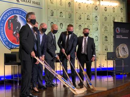 2020 Hockey Hall of Fame inductees finally got their rings