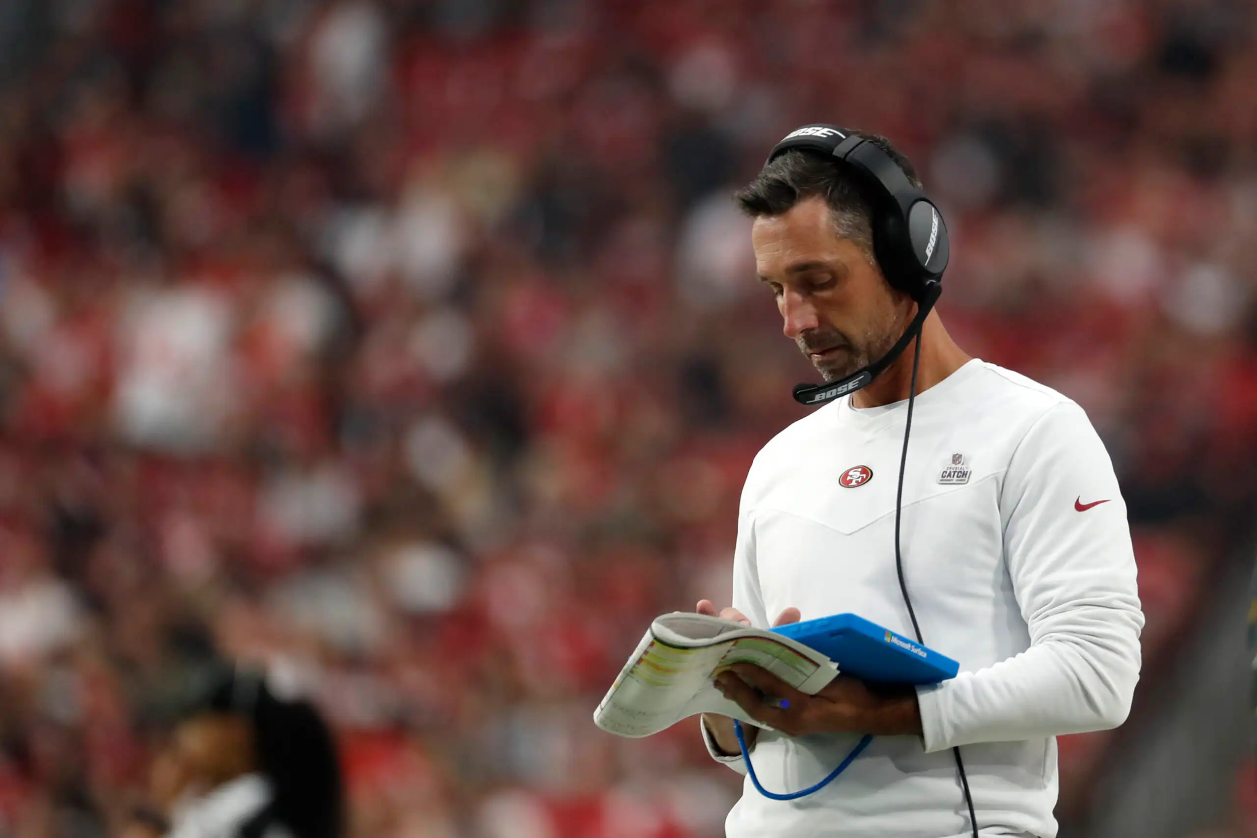 49ers Coach Kyle Shanahan Looks At Momentum San Francisco Has Been  Building, His Love For This Team In The Face Of Adversity – NBC Bay Area