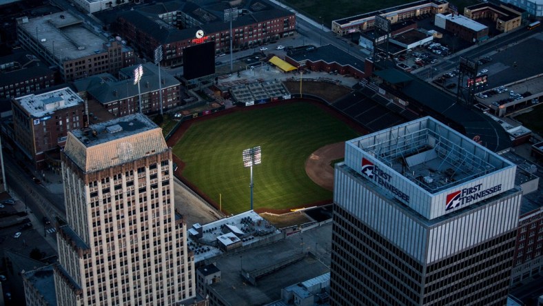 March 23, 2015 - AutoZone Park, home of the Memphis Redbirds, will host the Gildan Triple-A National Championship.

0916 Masp Triplea