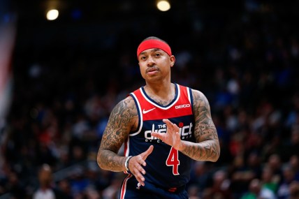 Nov 26, 2019; Denver, CO, USA; Washington Wizards guard Isaiah Thomas in the second quarter against the Denver Nuggets at the Pepsi Center.