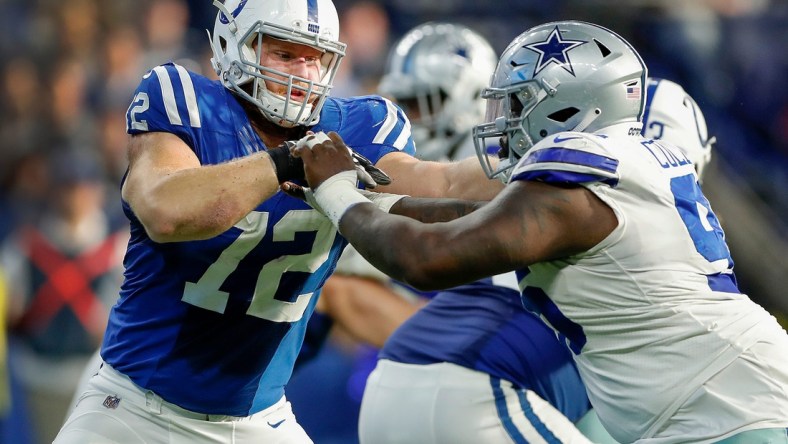 Right tackle Braden Smith (72) has been the Indianapolis Colts' starter for 3 years.

The Indianapolis Colts Play The Dallas Cowboys