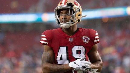 San Francisco 49ers’ Trenton Cannon (concussion) taken off in ambulance