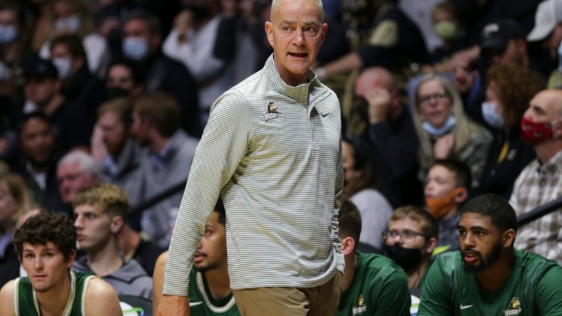 Wright State head coach Scott Nagy during the first half of an NCAA men's basketball game, Tuesday, Nov. 16, 2021 at Mackey Arena in West Lafayette.

Bkc Purdue Vs Wright State