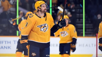 NHL roundup: Filip Forsberg’s 4-goal night propels Nashville Predators