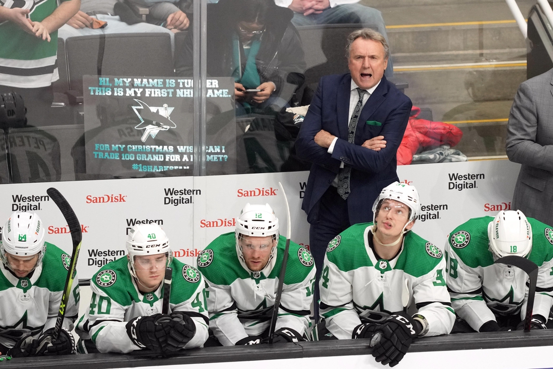 Stars head coach Rick Bowness says 'no-shows' on his roster 'can't hide'  after loss to Blues