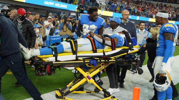 Chargers TE Donald Parham expected to be released from hospital Friday  after terrifying head injury