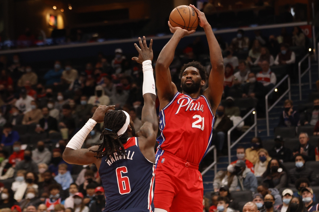 Joel Embiids 36 Leads Sixers Past Wizards
