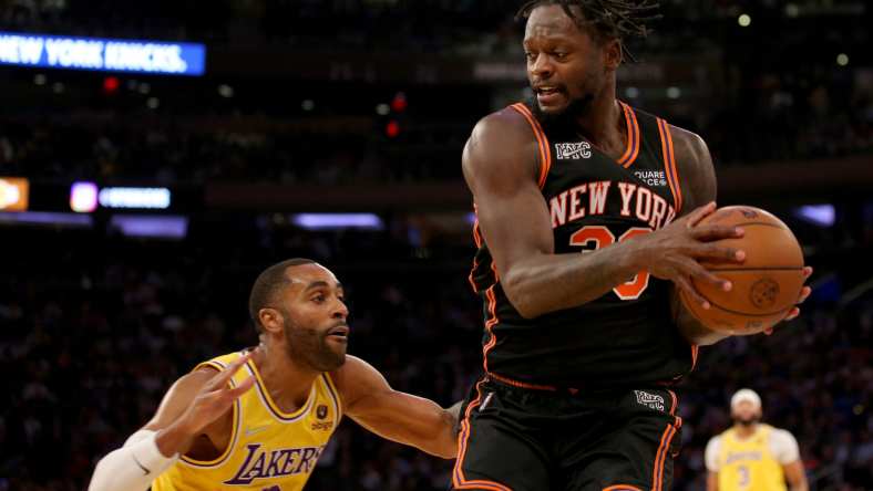 NBA: Los Angeles Lakers at New York Knicks