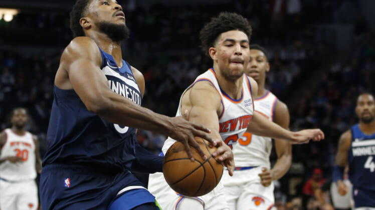 NBA: New York Knicks at Minnesota Timberwolves