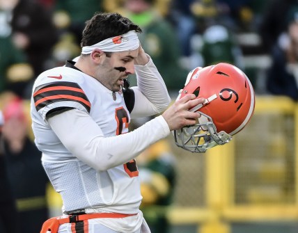 NFL world calls for Baker Mayfield to be benched after brutal first-half performance