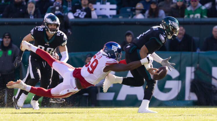 NFL: New York Giants på Philadelphia Eagles