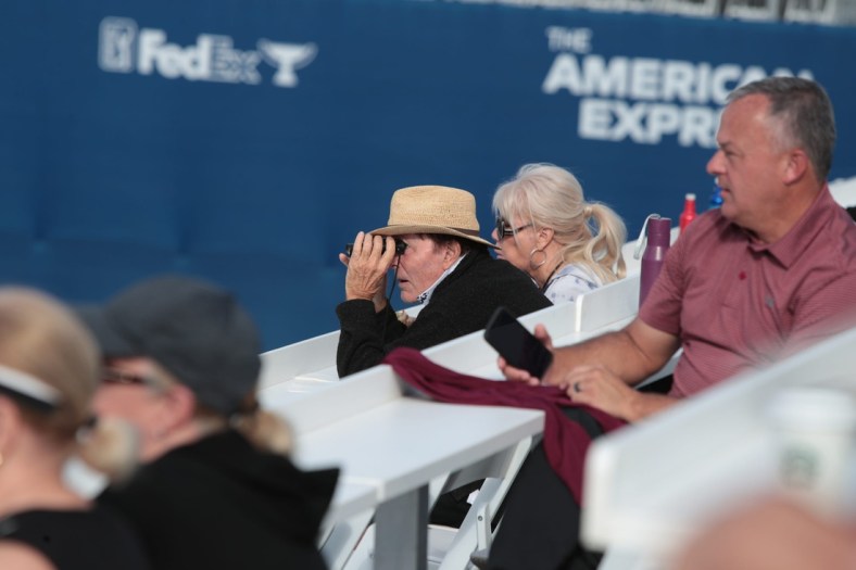 People watch The American Express Pro-Am at The Stadium Course at PGA West in La Quinta, Calif., on Wednesday, January 15, 2020.

Americanexpressgallery4355