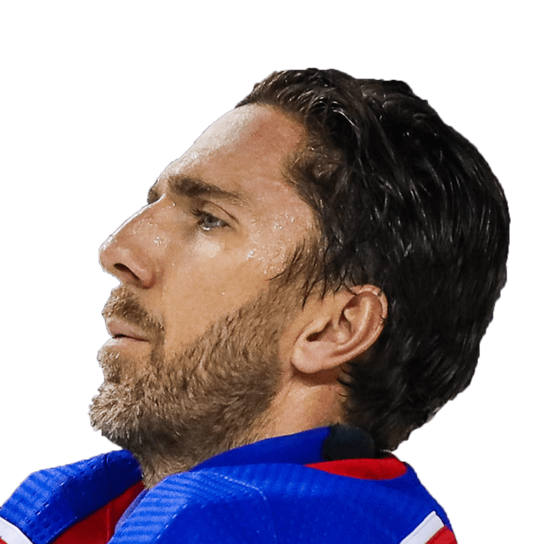 Jan 2, 2020; Calgary, Alberta, CAN; New York Rangers goaltender Henrik Lundqvist (30) reacts during the first period against the Calgary Flames at Scotiabank Saddledome. Mandatory Credit: Sergei Belski-USA TODAY Sports