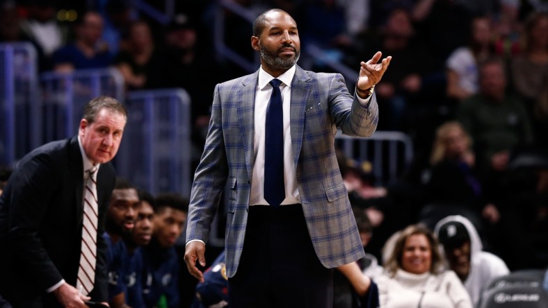 Dec 20, 2019; Denver, Colorado, USA; Minnesota Timberwolves assistant head coach David Vanterpool in the second quarter against the Denver Nuggets at the Pepsi Center. Mandatory Credit: Isaiah J. Downing-USA TODAY Sports