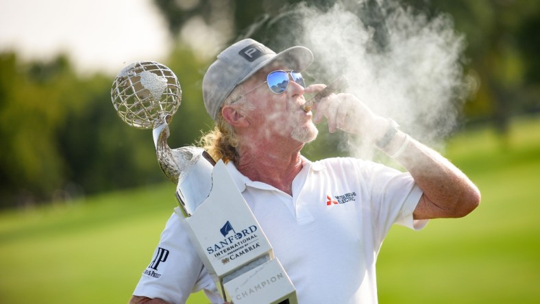 Miguel Angel Jimenez wins the Sanford International on Sunday, September 13, at the Minnehaha Country Club in Sioux Falls.