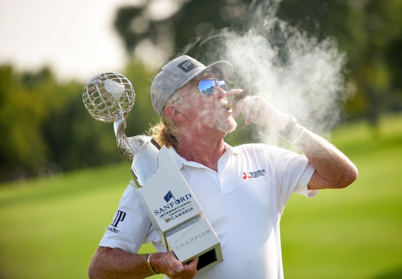 Miguel Angel Jimenez wins the Sanford International on Sunday, September 13, at the Minnehaha Country Club in Sioux Falls.